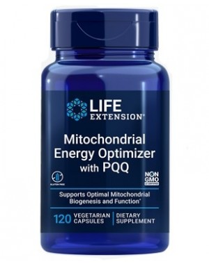 Mitochondrial Energy Optmizer Otimizador de energia mitocondrial com BioPQQ 120 caps LIFE Extension