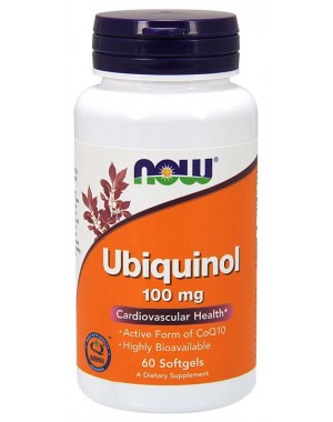 Ubiquinol 100 mg   60 Softgels Now