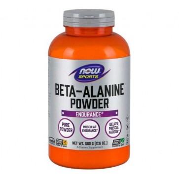 Beta alanina pura em pó 500g NOW Foods