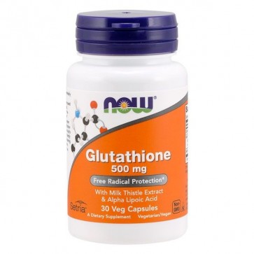 Glutathione 500 mg 30 Veg Capsules NOW Foods