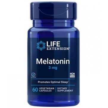 Melatonina 3mg 60 caps LIFE Extension