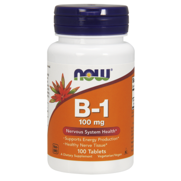 Vitamina B-1 100 mg Tablets NOW