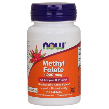 Methyl Folate 1000 mcg 90 tablets NOW Foods
