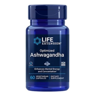 Optimized Ashwagandha Extract 60 vegcaps LIFE Extension