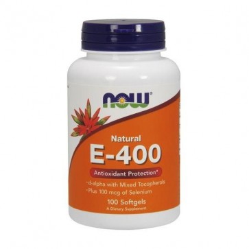 Vitamina E400 IU 100 Softgels NOW Foods