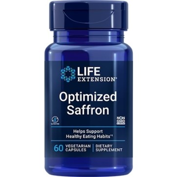 Optimized Saffron, 60 cápsulas vegetarianas Life Extension 