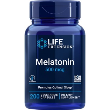 Melatonin 500 mcg, 200 vegetarian capsules