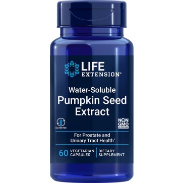 Water-Soluble Pumpkin Seed Extract, 60 Vegetarian Capsules (262 mg per Capsule) LE