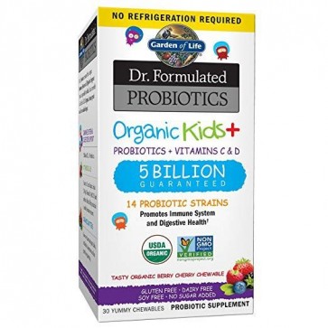 Probiotics Organic Kids 30 chewables GARDEN OF LIFE