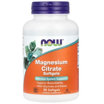 Magnesium Citrate, 90 Softgels (133 mg per Softgel) Now foods
