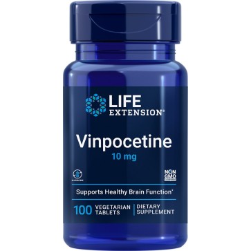 Vinpocetine, 10 mg, 100 Vegetarian Tablets