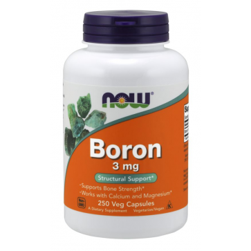 Boron 3 mg 250 Veg Capsules NOW Foods