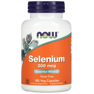 Selenium, 200 mcg, 180 Veg Capsules Now foods