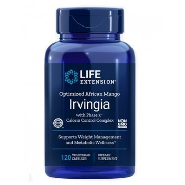 Irvingia Optimized African Mango 120 vegetarian capsules LIFE Extension