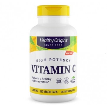 Vitamina C 1000mg 120 vcaps HEALTHY Origins