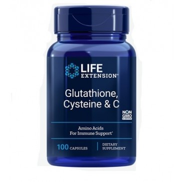 Glutathione, Cysteine & C 100caps LIFE Extension