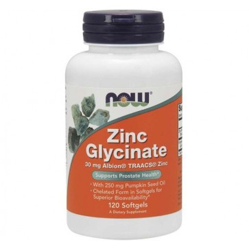 Zinc Glycinate 120 Softgels NOW Foods