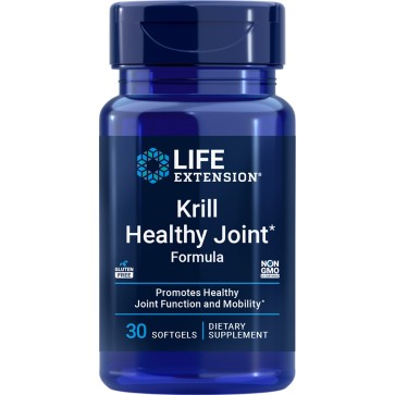 Krill Healthy Joint Formula, 30 Softgels Life Extension