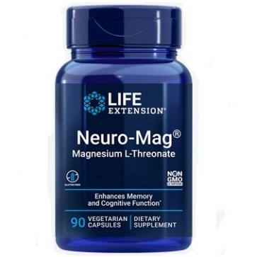 Neuro Mag L Threonate de magnésio 90 vegetarian capsules LIFE Extension