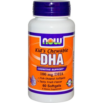 Kid's DHA Fish Oil Chewables, Tasty Fruit, 60 Chewable Softgels Now