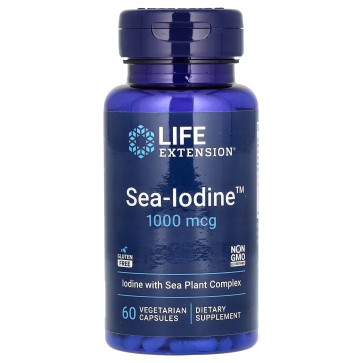 Sea-Iodine, 1,000 mcg, 60 Vegetarian Capsules Life Extension