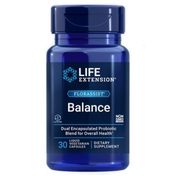 FLORASSIST  Balance 30 liquid veg capsules LIFE Extension