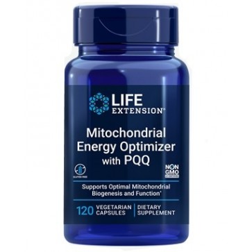 Mitochondrial Energy Optmizer Otimizador de energia mitocondrial com BioPQQ 120 caps LIFE Extension