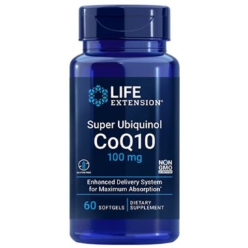 Super Ubiquinol CoQ10 100mg 60 caps LIFE Extension