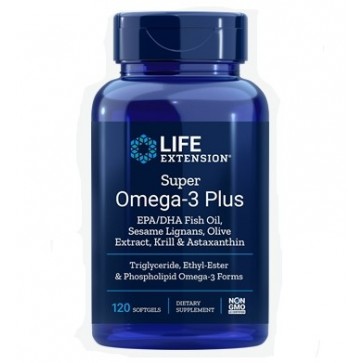  Super Omega 3 PLUS - EPA / DHA 120 caps LIFE Extension