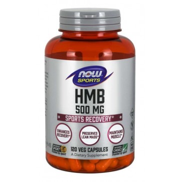 HMB 500mg 120 veg capsules NOW Foods