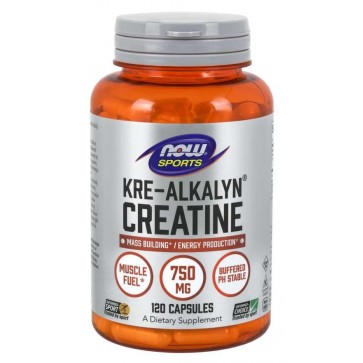 Kre Alkalyn Creatine 120 Capsules NOW Foods