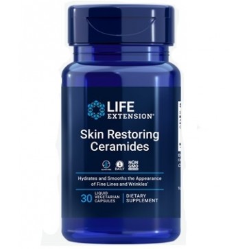 Skin Restoring Ceramides 30 Veg caps LIFE Extension