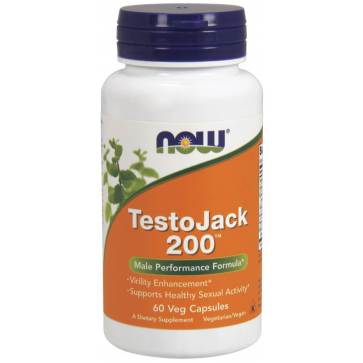 TestoJack 200 60 Veg Capsules NOW Foods