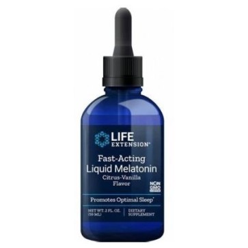 Melatonina Líquida Fast Acting 3mg 59ml LIFE Extension