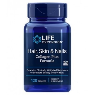 Hair Skin e Nails Collagen Plus Formula  LIFE Extension