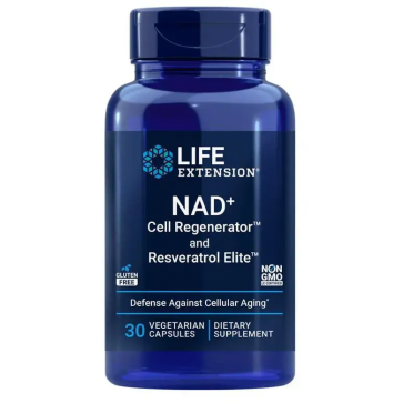 NAD+ Cell Regenerator and Resveratrol Elite Life Extension
