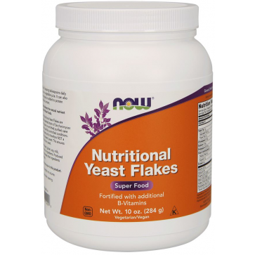 Nutritional Yeast Flakes 10 oz 284g NOW Foods