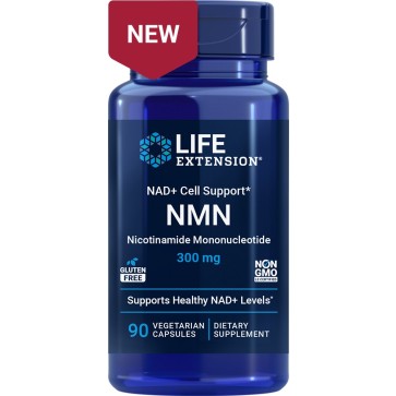 Life Extension, NMN Nicotinamide Mononucleotide 300 mg, 90 vegetarian capsules