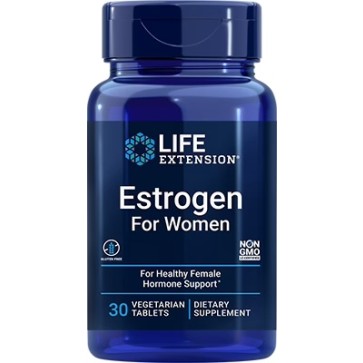 Estrogen For Women, 30 Comprimidos Vegetarianos Life Extension 