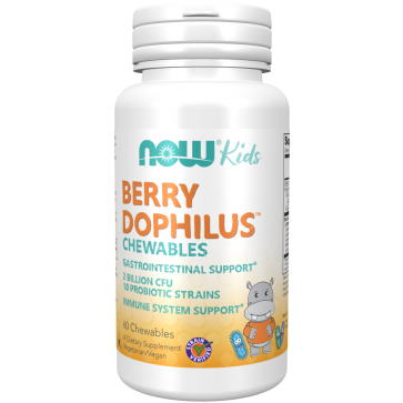 Berry Dophilus 60 Chewables NOW Foods