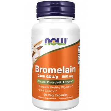 Bromelain 500 mg 60 Veg Capsules NOW Foods