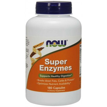 Super Enzymes super enzimas 180 capsules NOW Foods