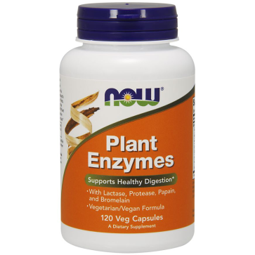 Plant Enzymes 120 Veg Capsules NOW Foods