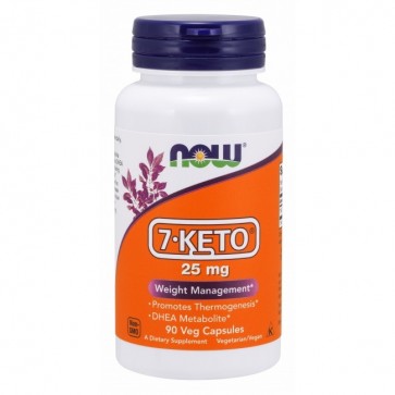 7 Keto 25mg 90 veg caps Now Foods