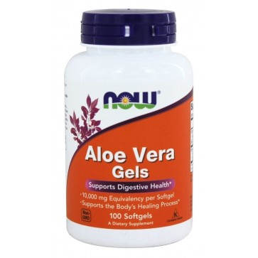 Aloe Vera Gels 10,000mg 100 softgels Now Foods