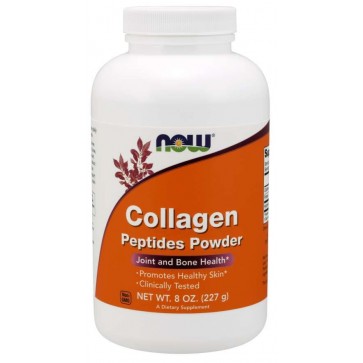 Colageno Peptides Powder pó 8oz 227g NOW Foods 