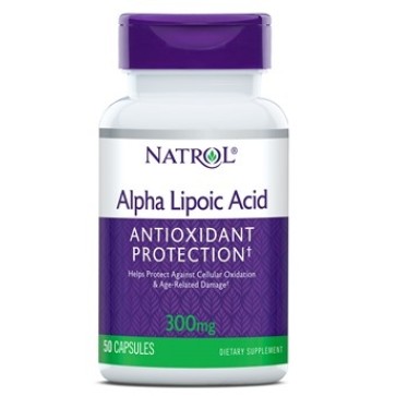 Alpha Lipoic Acid Antioxidant Protection, 300 mg, Capsules, 50ct Natrol