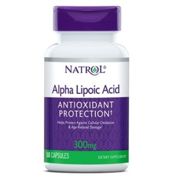 Alpha Lipoic Acid Antioxidant Protection, 300 mg, Capsules, 50ct Natrol