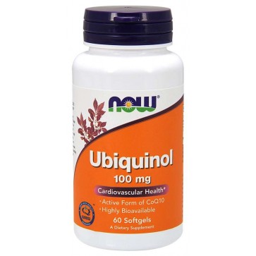 Ubiquinol 100 mg 60 Softgels Now