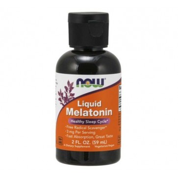 Melatonina liquida 59ml NOW Foods